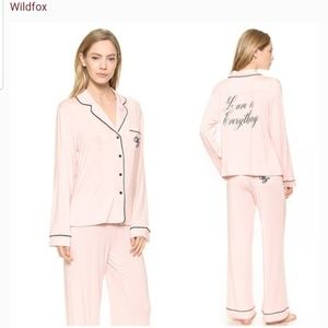 WILDFOX Pajama set NWT Bridal Love is Everything